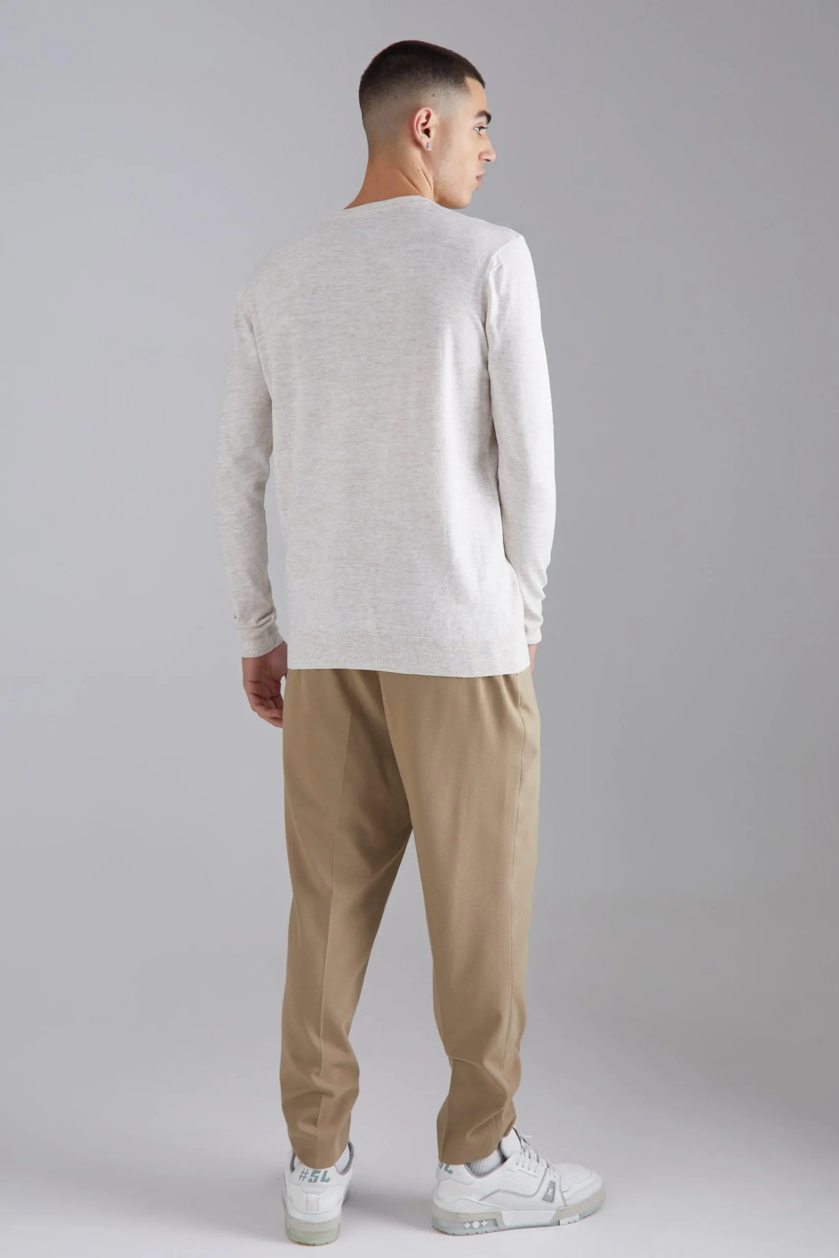 Regular Crew Neck Jumper | BoohooMAN UK