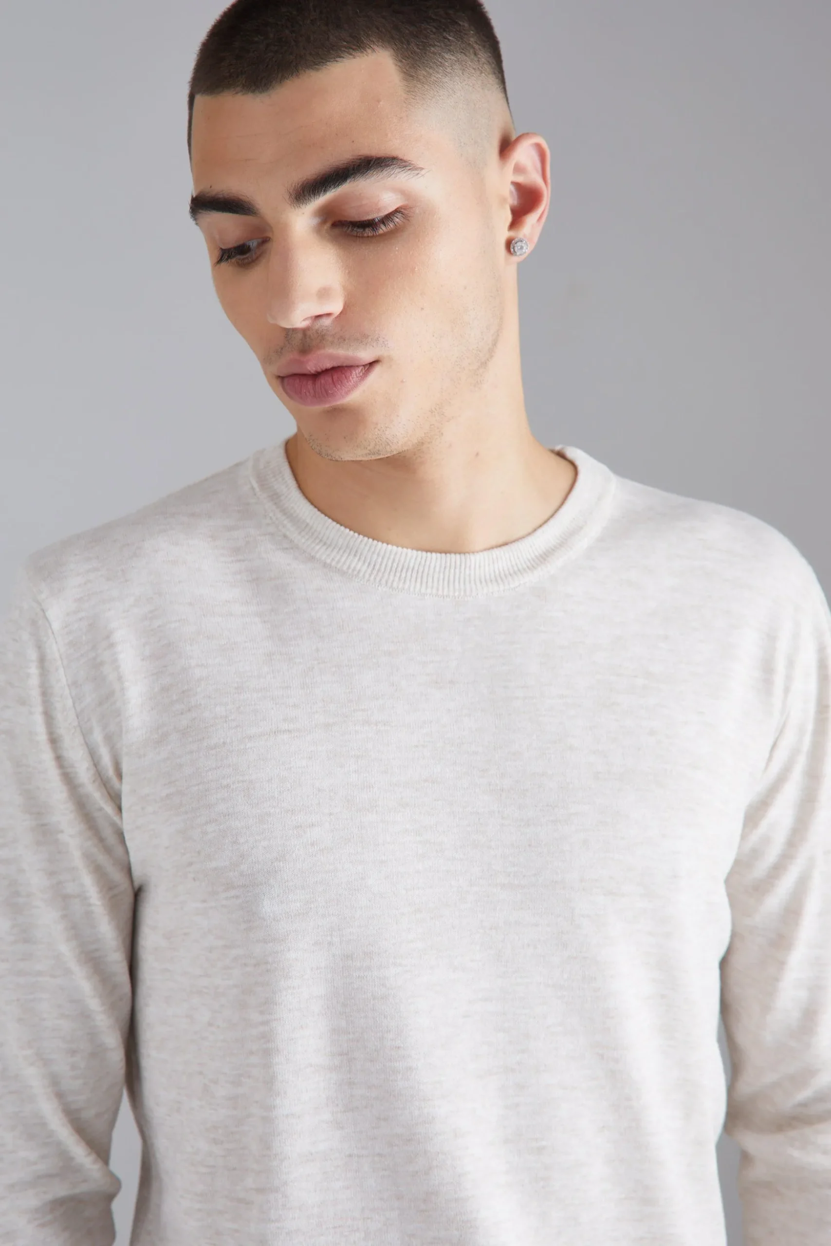 Regular Crew Neck Jumper | BoohooMAN UK