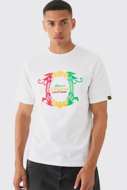 Regular Embroidered Graphic T-shirt | BoohooMAN UK