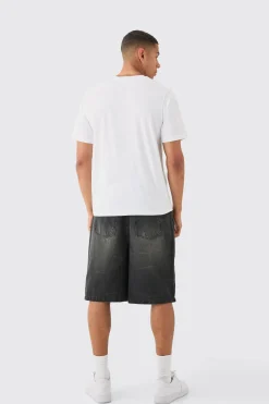 Regular Embroidered Graphic T-shirt | BoohooMAN UK