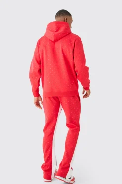 Regular Fit All Over Rhinestone Official Tracksuit | BoohooMAN UK