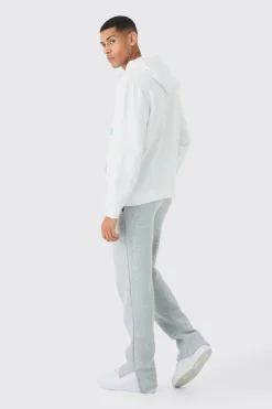 Regular Fit Basic Split Hem Jogger | BoohooMAN UK