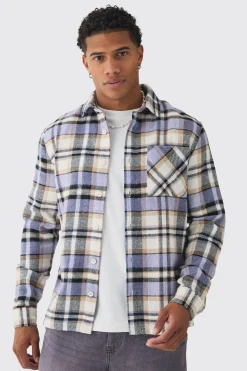 Regular Fit Checked Shirt | BoohooMAN UK