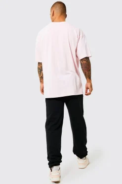 Regular Fit Dragon Graphic Joggers | BoohooMAN UK