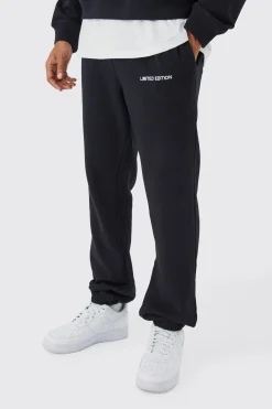 Regular Fit Limited Edition Loopback Jogger | BoohooMAN UK