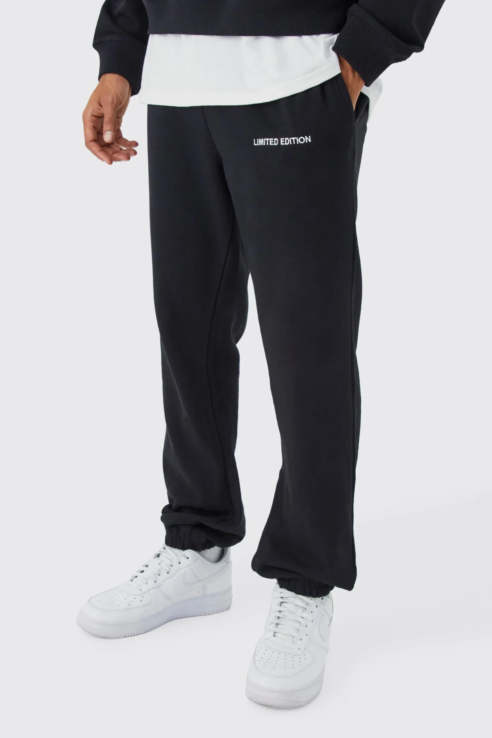 Regular Fit Limited Edition Loopback Jogger | BoohooMAN UK