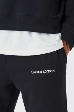 Regular Fit Limited Edition Loopback Jogger | BoohooMAN UK