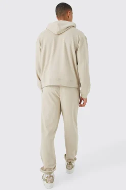 Regular Fit Loopback Jogger | BoohooMAN UK