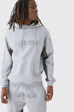 Regular Fit Official Panelled Tracksuit | BoohooMAN UK