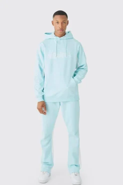 Regular Fit Official Panelled Tracksuit | BoohooMAN UK