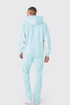 Regular Fit Official Panelled Tracksuit | BoohooMAN UK