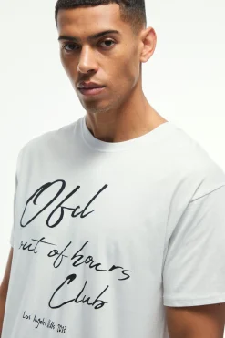 Regular Fit Out Of Hours Graphic T-Shirt | BoohooMAN UK