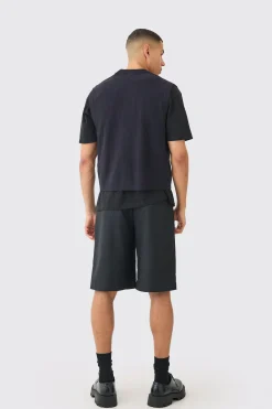Regular Fit Sleeveless Knitted Shirt | BoohooMAN UK