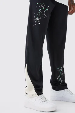 Regular Fit Tricot Gusset Jogger | BoohooMAN UK