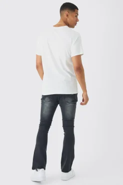 Regular Fit Venice Graphic T-Shirt | BoohooMAN UK