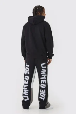 Regular Limited Heart Gusset Hooded Tracksuit | BoohooMAN UK