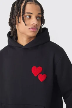 Regular Limited Heart Gusset Hooded Tracksuit | BoohooMAN UK