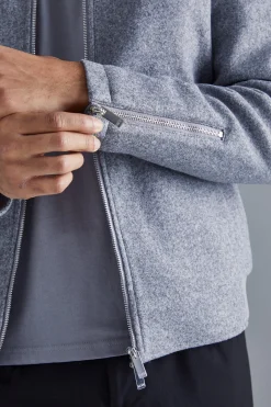 Regular Melton Homme Bomber | BoohooMAN UK