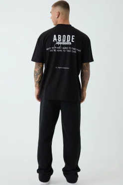Relaxed ABODE Jogger | BoohooMAN UK