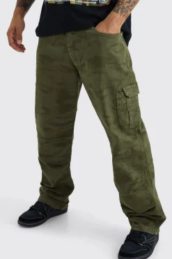 Relaxed Carpenter Camo Cargo Trouser | BoohooMAN UK