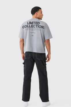 Relaxed Carpenter Zip Hem Contrast Stitch Trouser | BoohooMAN UK