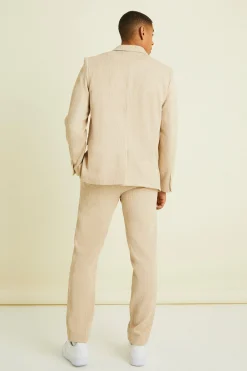 Relaxed Crinkle Wrap Suit | BoohooMAN UK