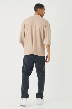 Relaxed Fit Acid Wash Carpenter Jeans | BoohooMAN UK