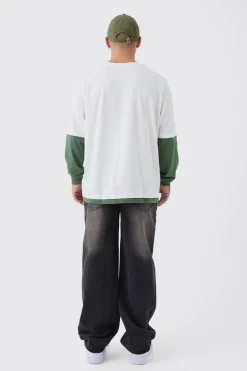 Relaxed Fit Brown Washed Jeans | BoohooMAN UK