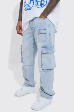 Relaxed Fit Cargo Jeans | BoohooMAN UK