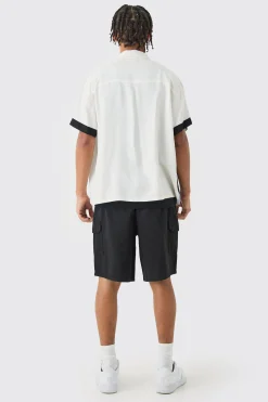 Relaxed Fit Cargo Shorts | BoohooMAN UK