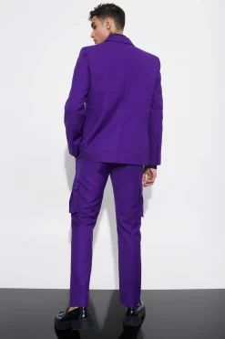 Relaxed Fit Cargo Suit | BoohooMAN UK