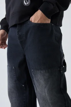 Relaxed Fit Carpenter Jeans | BoohooMAN UK