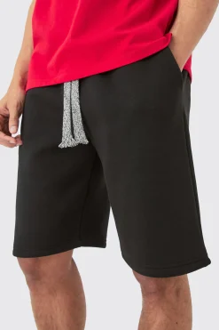 Relaxed Fit Chunky Drawcord Shorts | BoohooMAN UK