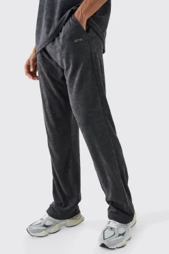Relaxed Fit Edition Towelling Joggers | BoohooMAN UK