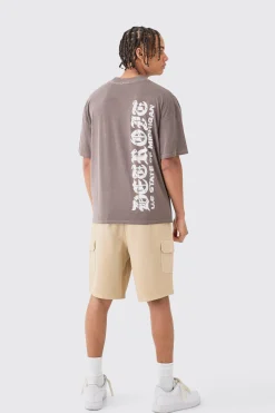 Relaxed Fit Elasticated Waist Cargo Shorts | BoohooMAN UK