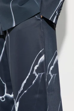 Relaxed Fit Marble Print Suit | BoohooMAN UK