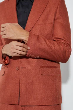 Relaxed Fit Marl Texture Blazer | BoohooMAN UK