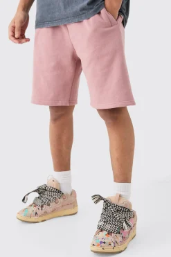 Relaxed Fit Mid Length Heavyweight Short | BoohooMAN UK