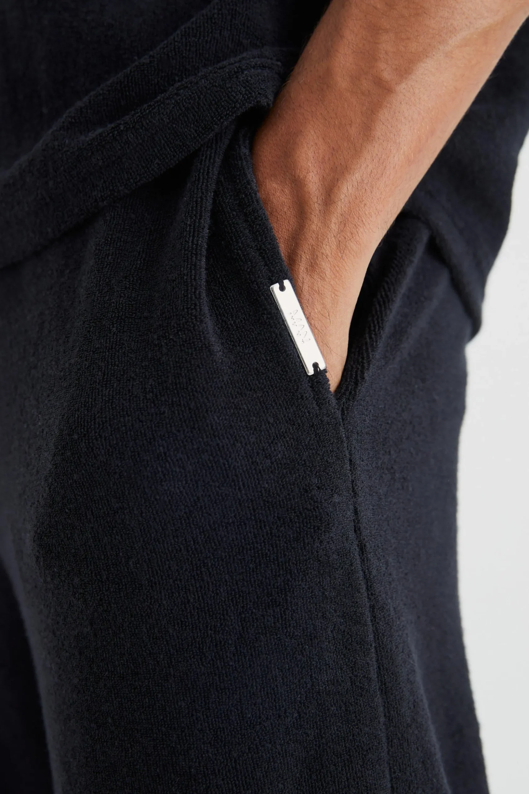 Relaxed Fit Premium Towelling Jogger | BoohooMAN UK