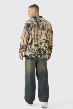 Relaxed Fit Rigid Extreme Ripped Jeans | BoohooMAN UK