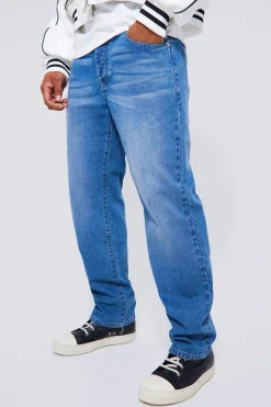 Relaxed Fit Rigid Jeans | BoohooMAN UK