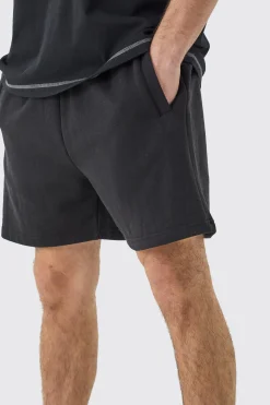 Relaxed Fit Short Length Heavyweight Short | BoohooMAN UK