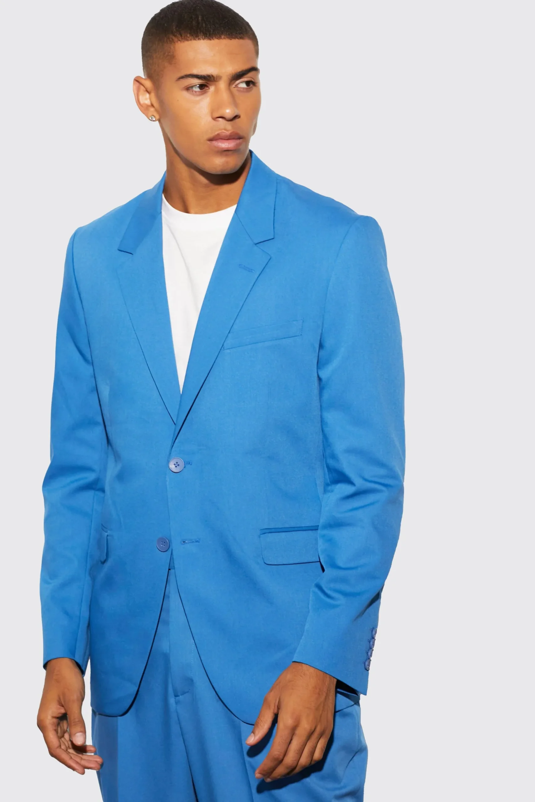 Relaxed Fit Single Breasted Suit Jacket | BoohooMAN UK