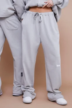 Relaxed Fit Split Hem Heavyweight Jogger | BoohooMAN UK