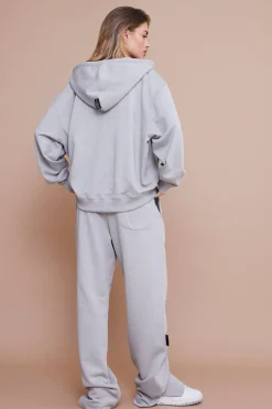 Relaxed Fit Split Hem Heavyweight Jogger | BoohooMAN UK