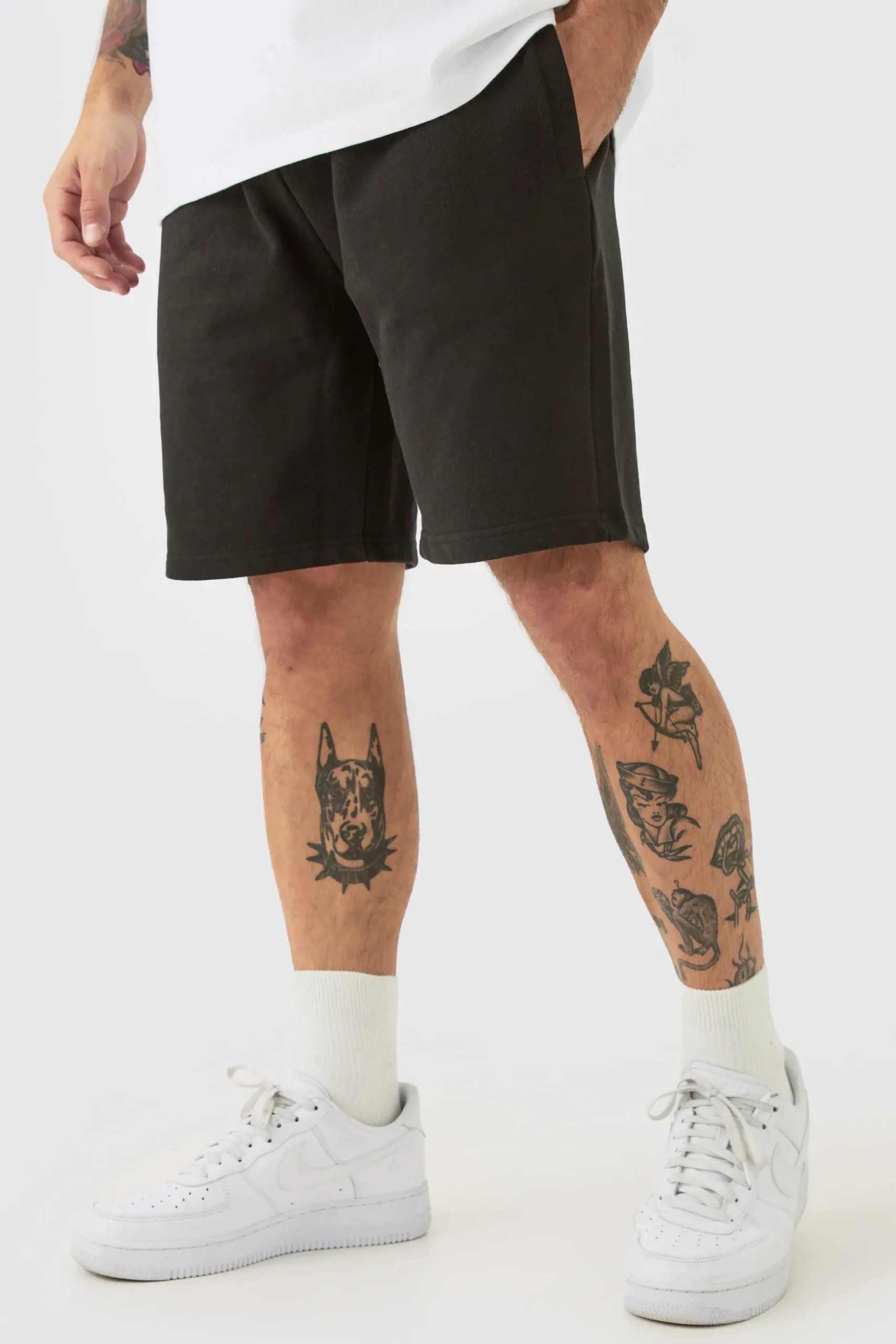 Relaxed Fit Super Heavyweight Jersey Short | BoohooMAN UK