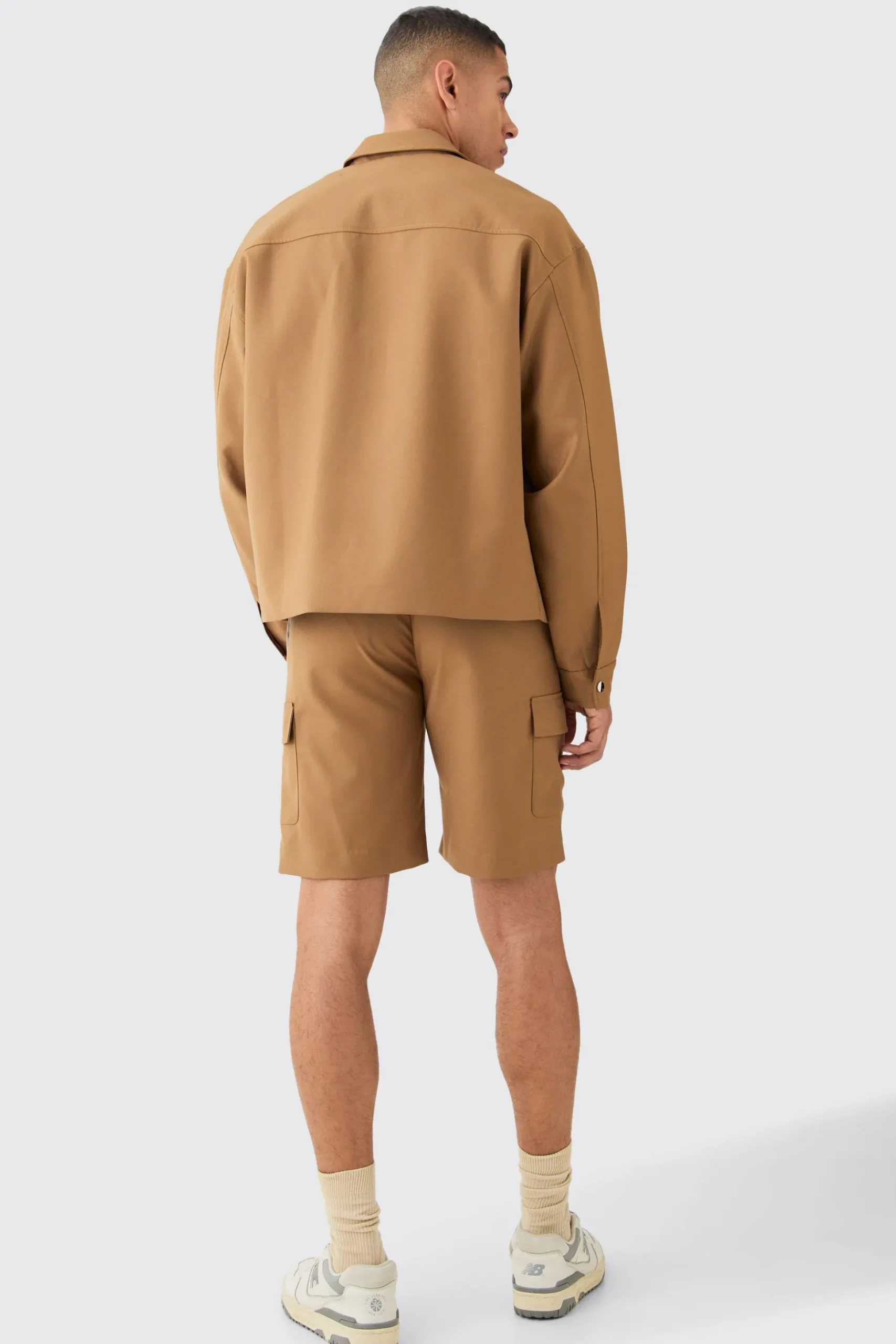 Relaxed Fit Tailored Cargo Shorts | BoohooMAN UK