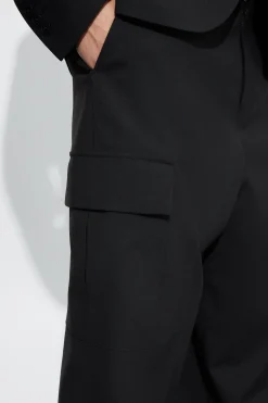 Relaxed Fit Tailored 3d Cargo Trouser | BoohooMAN UK
