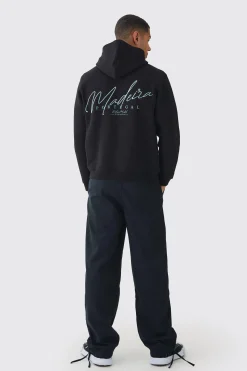 Relaxed Fit Textured Ripstop Trousers | BoohooMAN UK