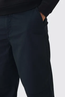 Relaxed Fit Textured Ripstop Trousers | BoohooMAN UK